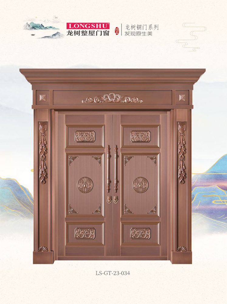 火狐艺术铜门，火狐整屋门窗，火狐纯铜门
