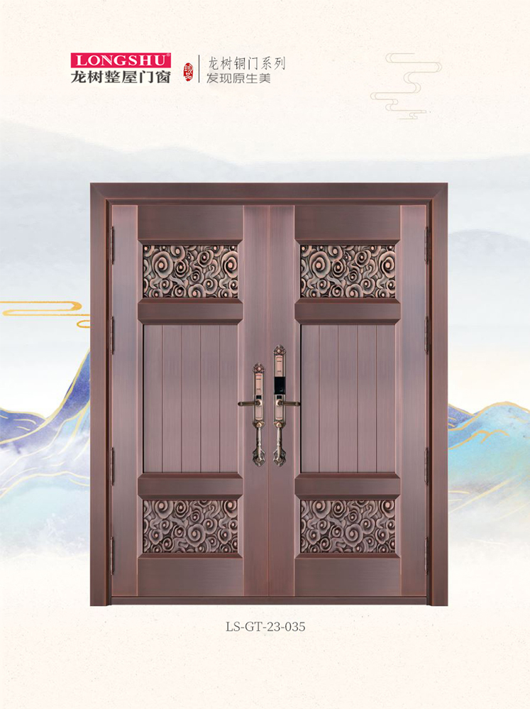 火狐艺术铜门，火狐整屋门窗，火狐纯铜门