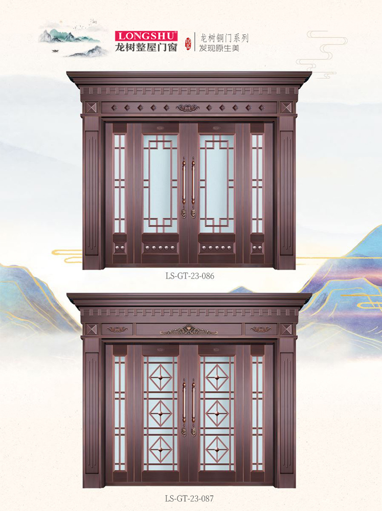 火狐艺术铜门，火狐整屋门窗，火狐纯铜门